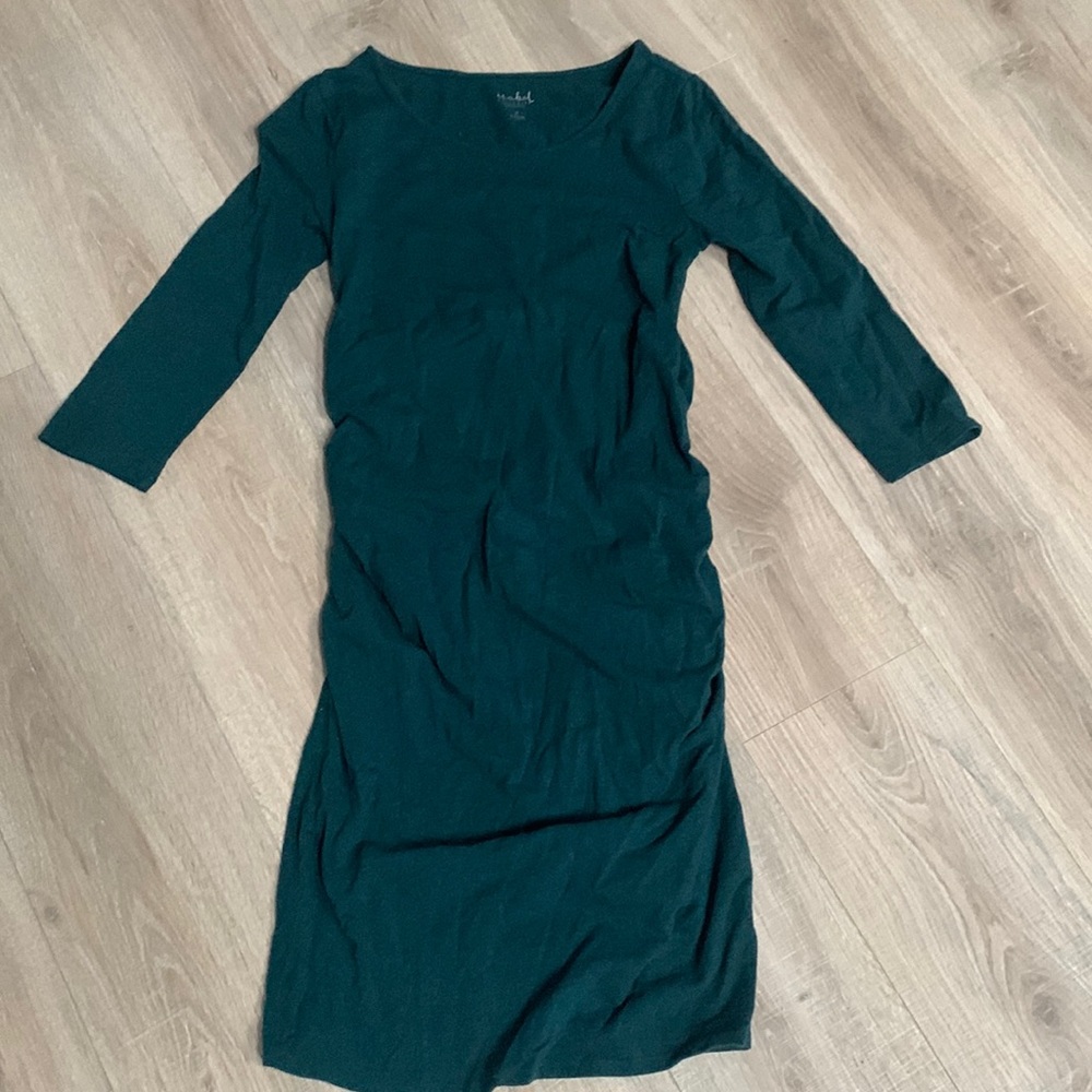 Isabel Maternity side ruched dress